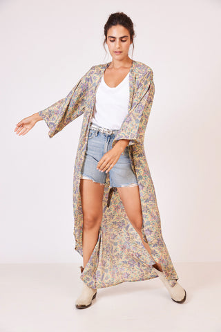 High-low kimono