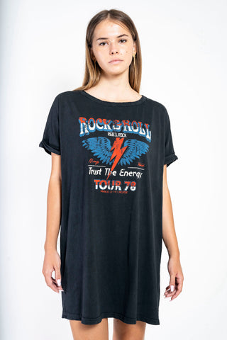 Rock N Roll Graphic Dress