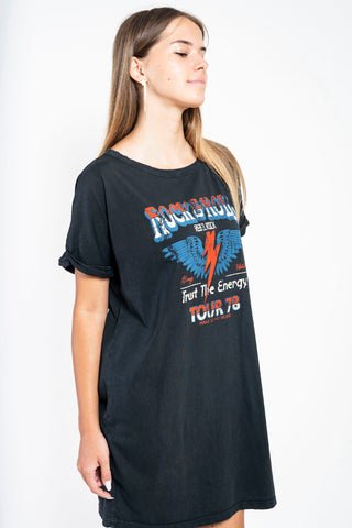 Rock N Roll Graphic Dress