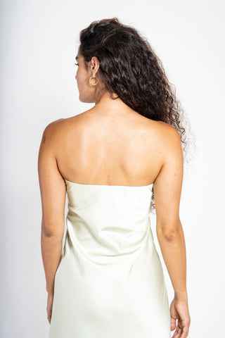 Silk Satin Texture Tube Dress