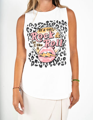 Desa Leopard Lip Graphic Tank