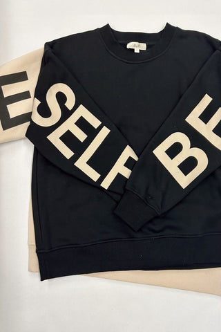BE YOURSELF sweatshirt