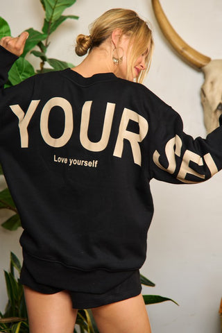 BE YOURSELF sweatshirt