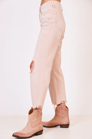 July Song 90's vintage crop flare denim
