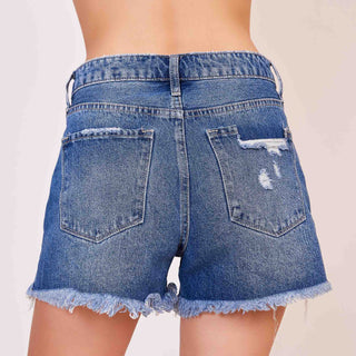 Sandrine Vervet Denim Shorts