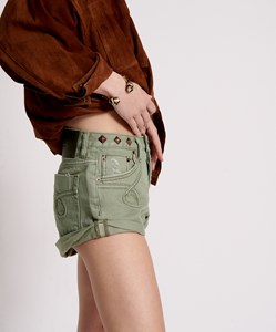 ONETEASPOON Studded Bandit Short