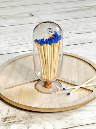 Fancy matches small jar